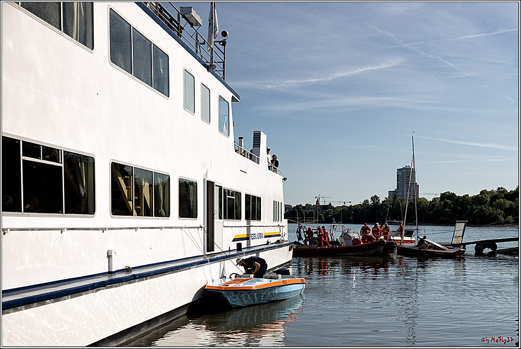 100 Jahre Rheinwoche 2022 - 1. Wettfahrt Porz - Hitdorf, 03.06.2022,